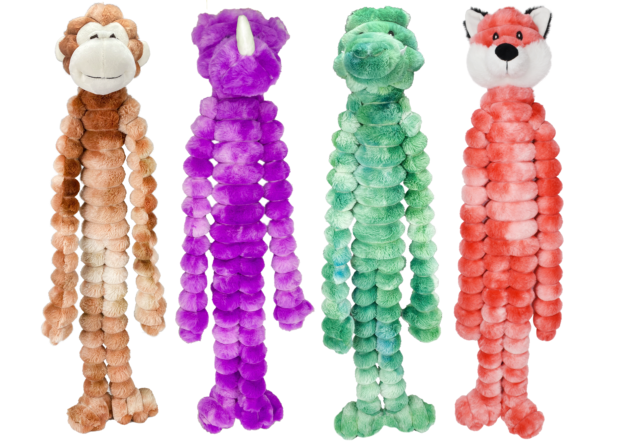 Multipet Crimpy Cuddlerz Medium - Assorted Animals 18"