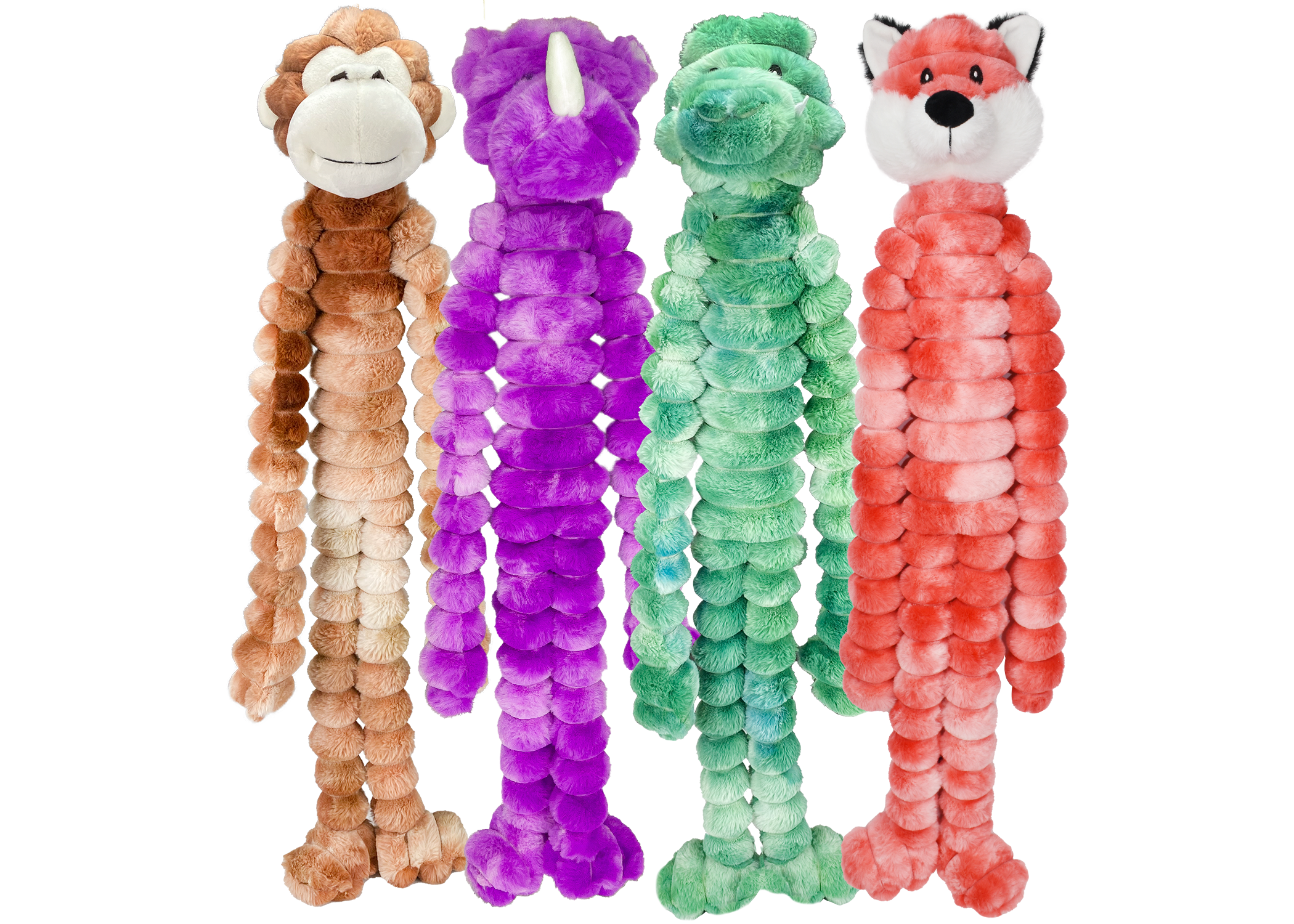 Multipet Crimpy Cuddlerz Medium - Assorted Animals 18"