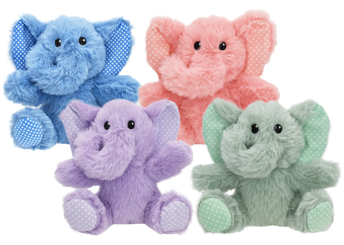 Multipet Minipet Elephants - Assorted Colors (5.5")