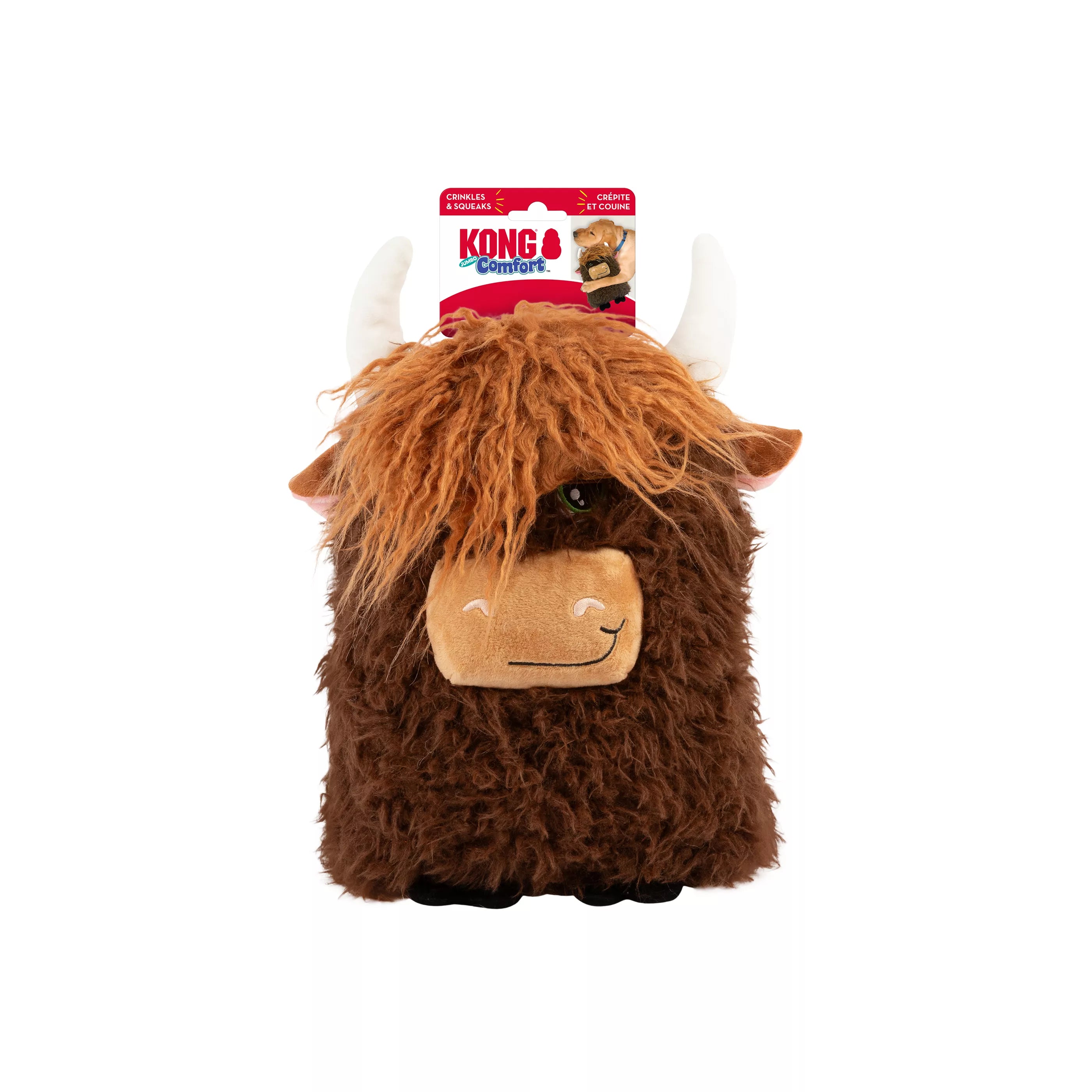 Kong Comfort Jumbo Highland Cow Assorted
