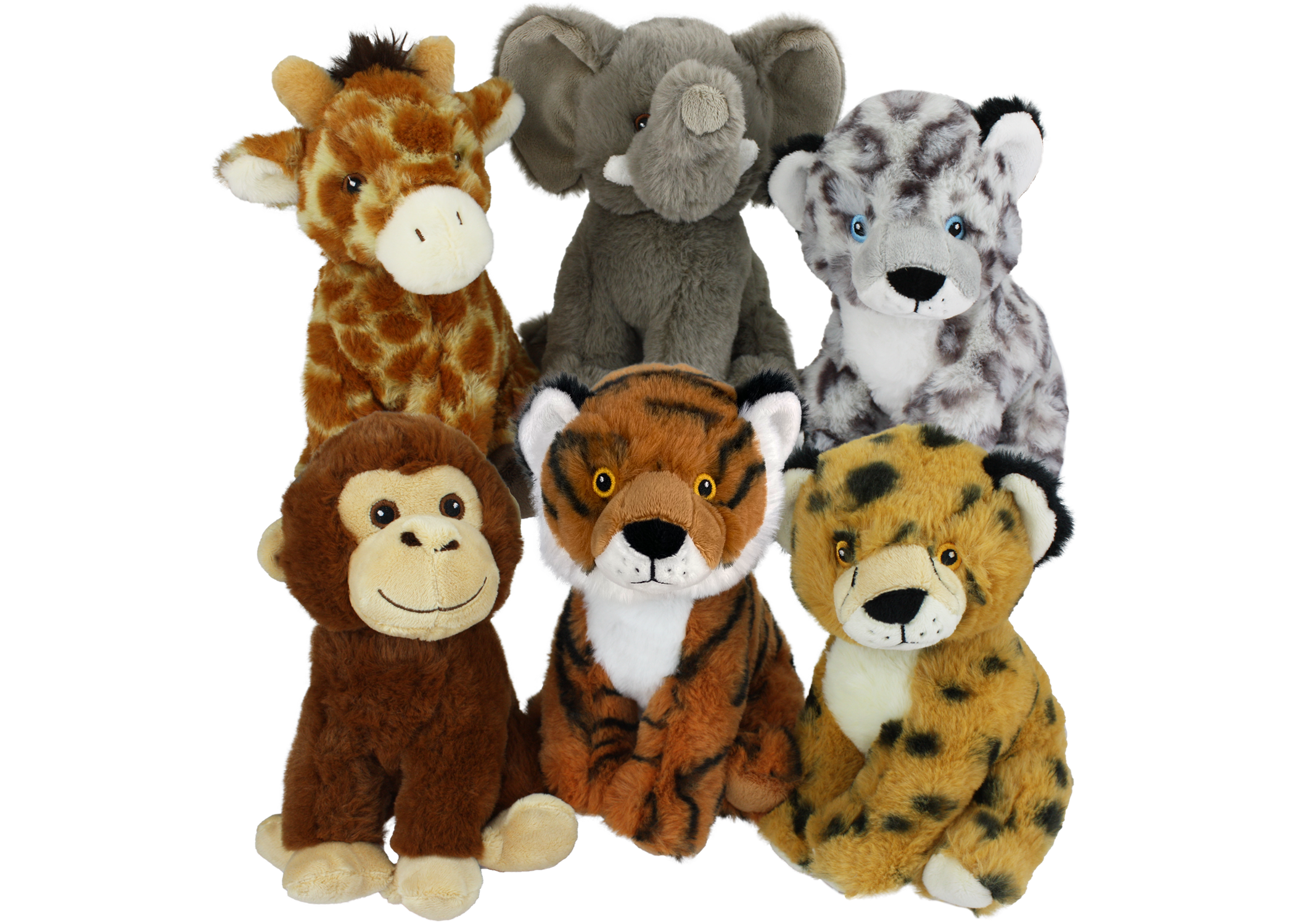 Multipet Eco Safari Animal Assortment - Assorted Animals (8")