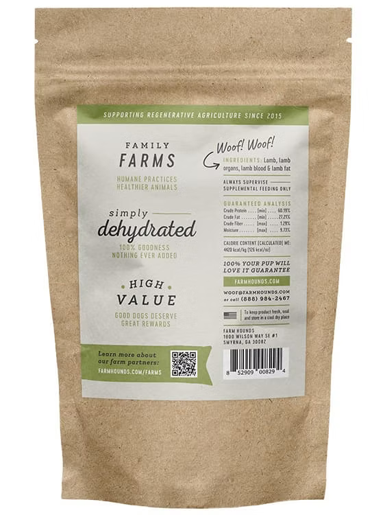 Farm Hounds Lamb Strips (4.5oz)