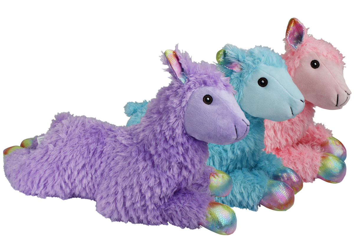Multipet Jumbo Llama - Assorted Colors 24"