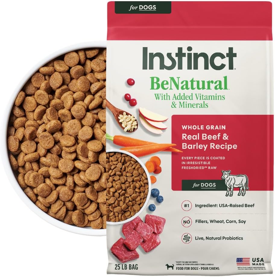 Instinct Be Natural Beef & Barley Dry Dog (4.5lb)