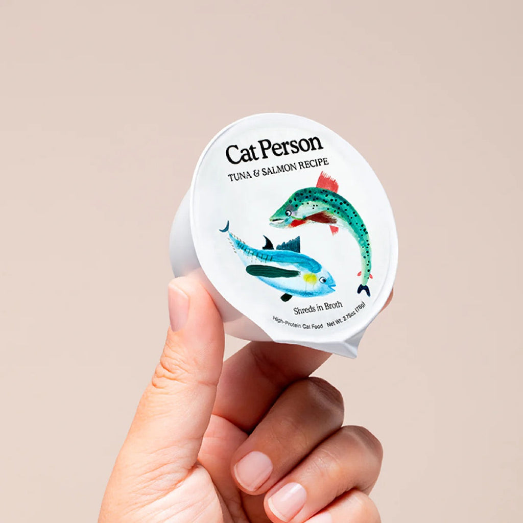 Cat Person Cat Shredded Tuna & Salmon In Broth 2.75oz