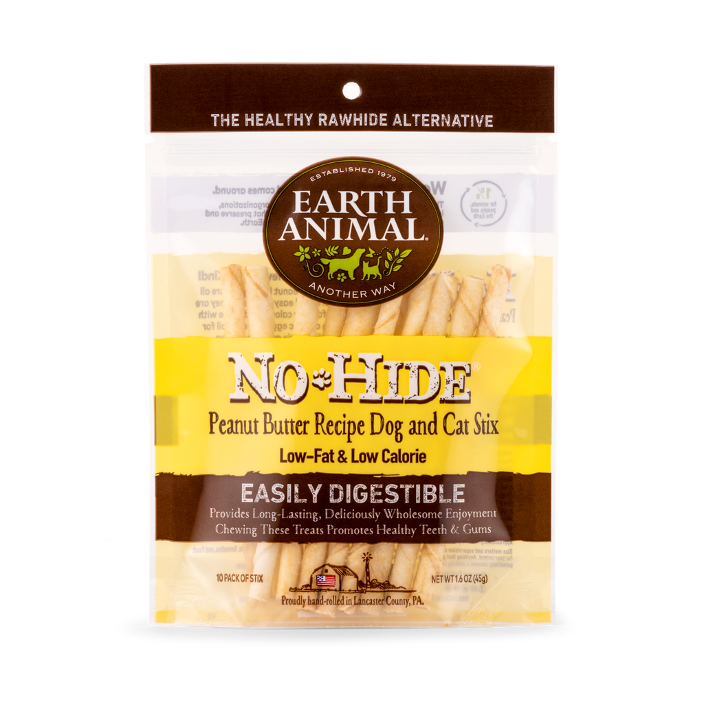 Earth Animal No Hide Peanut Butter Pet Stix (10pk) (1.6oz)