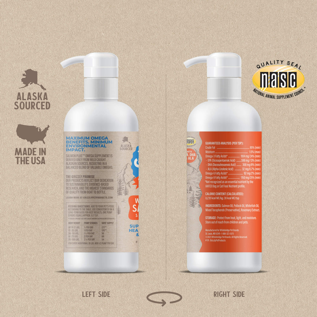 Grizzly Salmon Oil Plus (4oz)