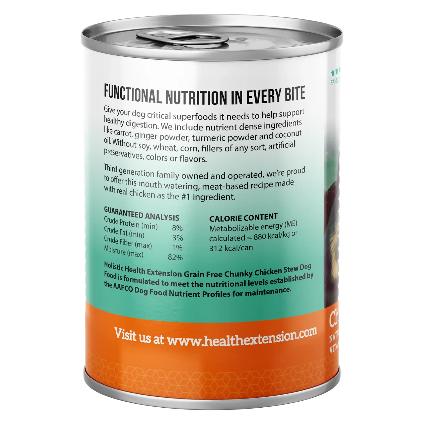 Health Extension Chicken Stew Grain Free Dog Food Can (12.5oz)