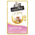 Fussie Cat Pouch - Chicken with Tuna in Gravy (2.47oz)