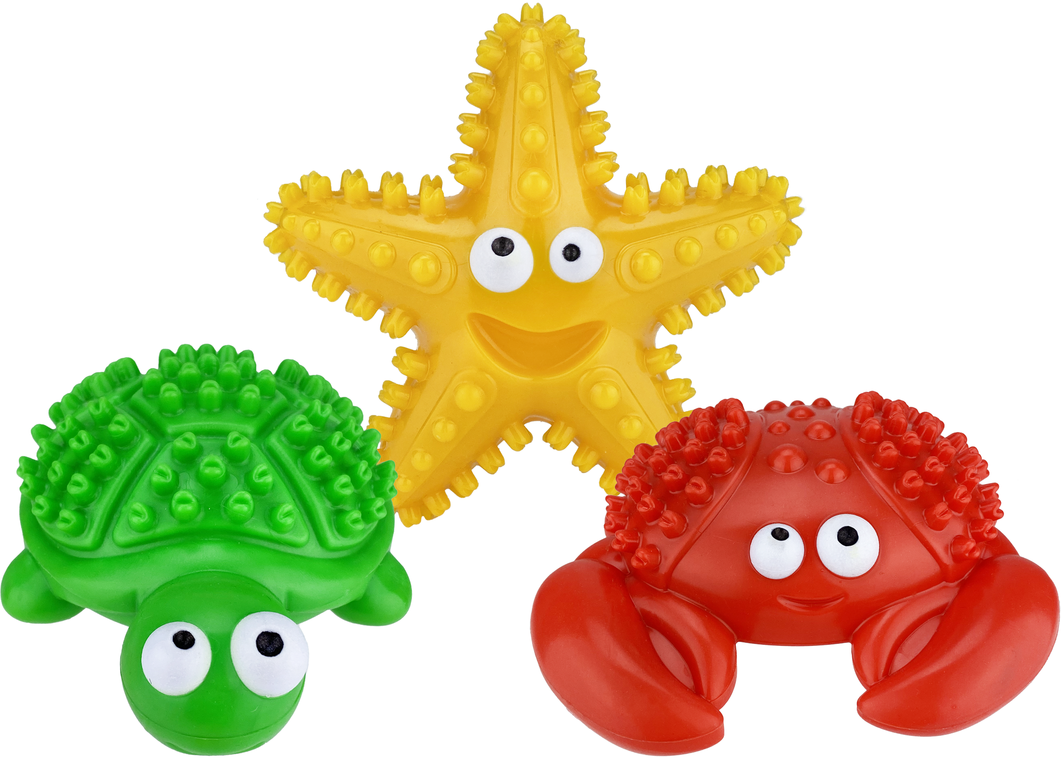 Multipet Deep Sea Teethers Assortment - Assorted Animals 6"