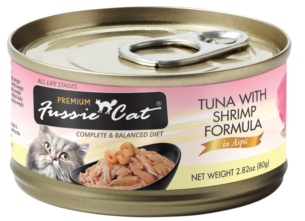 Fussie Cat Premium- Tuna With Shrimp Formula In Aspic (2.82oz)