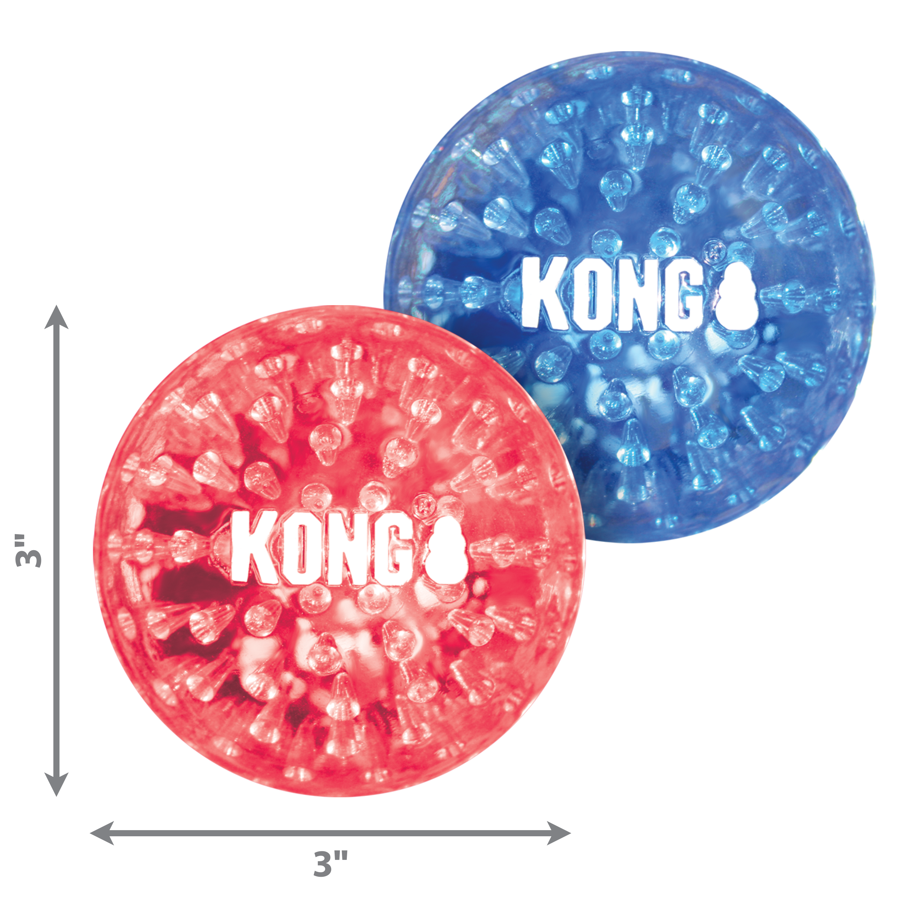 Kong Squeezz Geodz Large (2pk)