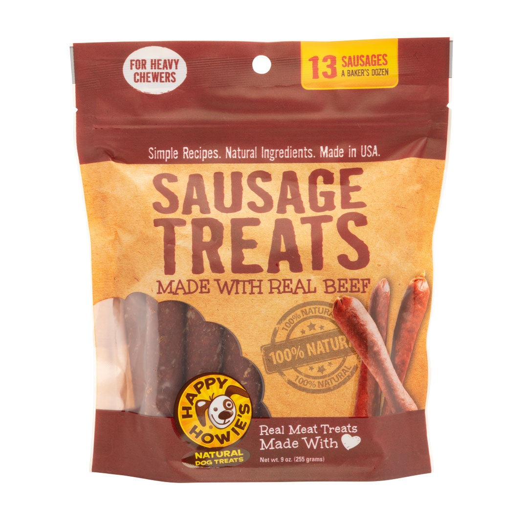 Happy Howie's Dog Beef Sausage Bakers Dozen 4in (9oz)