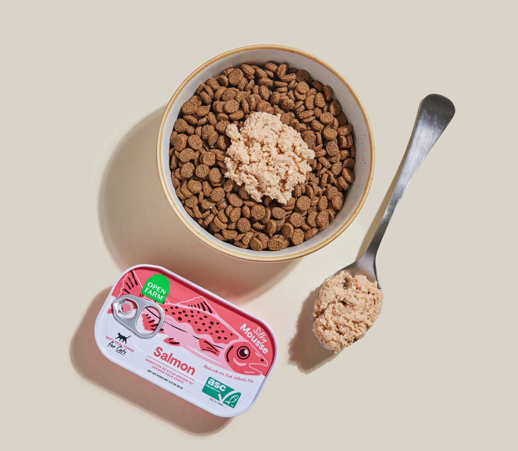 Open Farm Grain Free Salmon Topper for Cats (3.17oz)