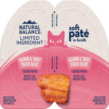 Natural Balance Limited Ingredient Salmon & Sweet Potato Pate Cat (2.6 oz)