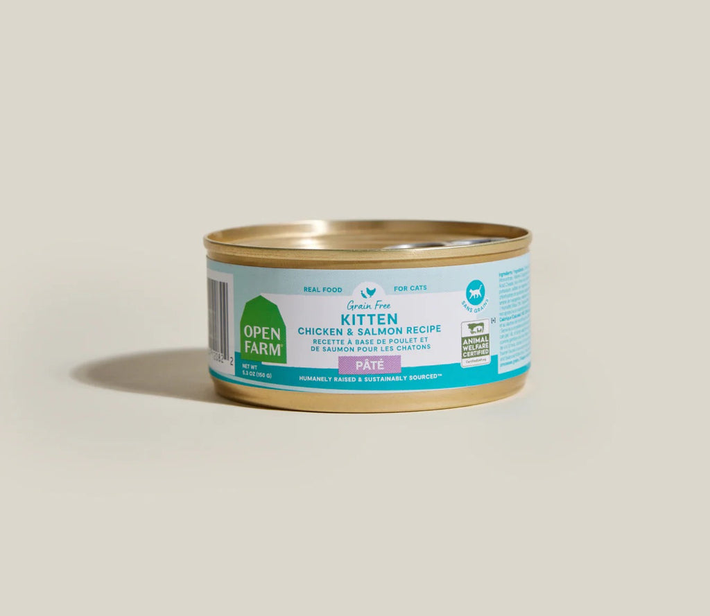 Open Farm Grain Free Kitten Chicken & Salmon Pate for Cats (2.8oz)