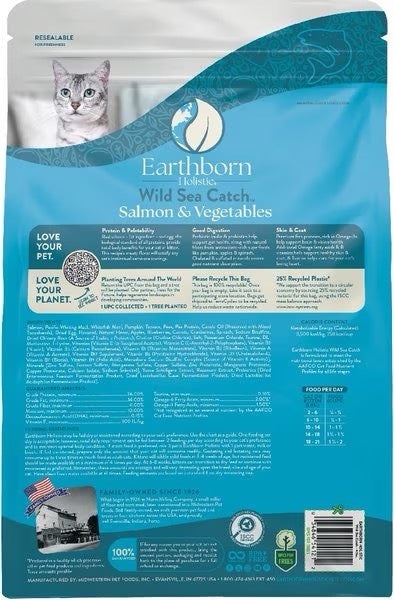 Earthborn Grain Free Wild Sea Catch Dry Cat Food