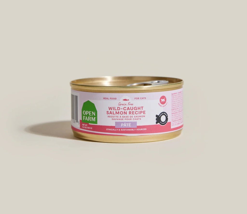 Open Farm Grain Free Wild-Caught Salmon Pate for Cats (2.8oz)
