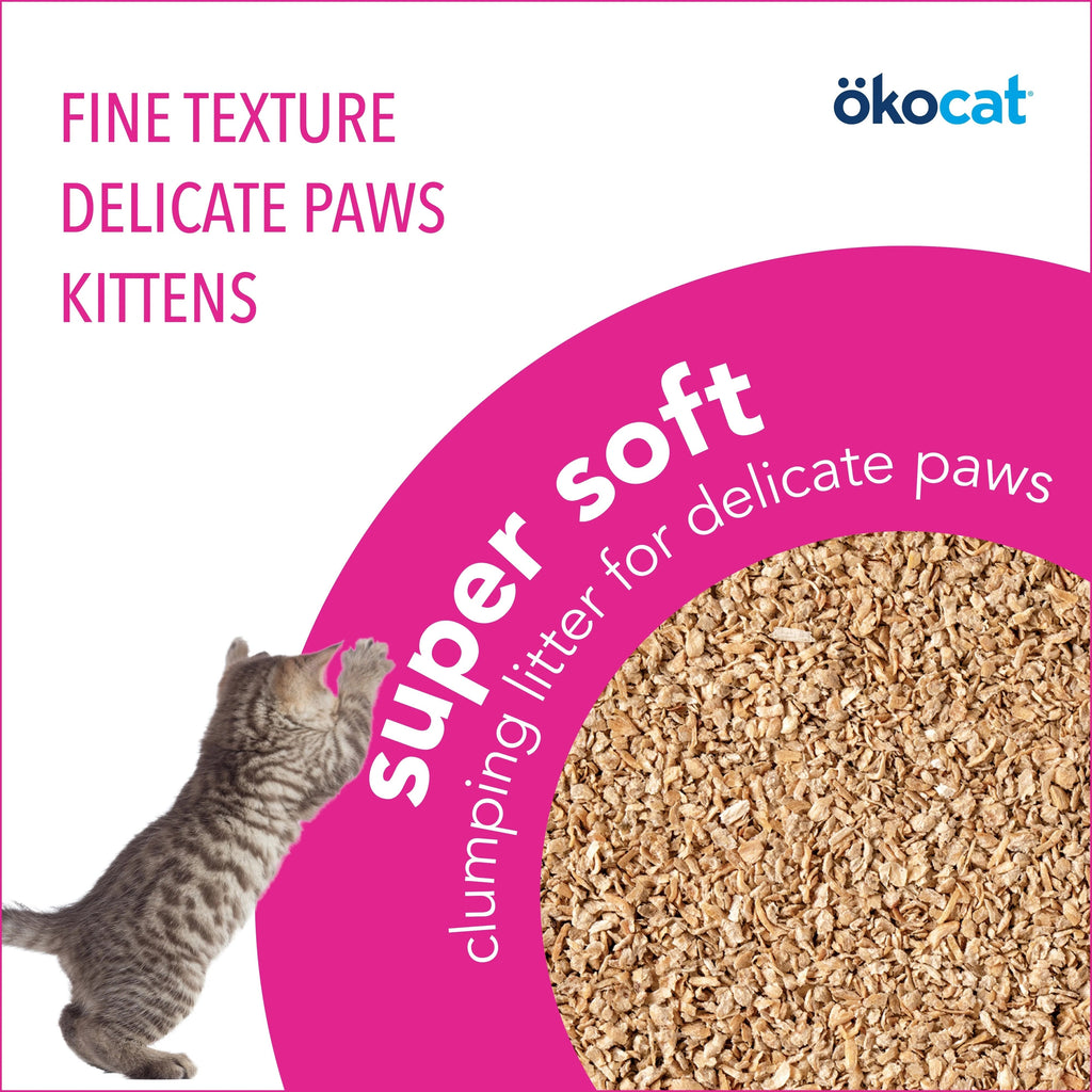 Okocat Super Soft Clumping Wood Cat Litter