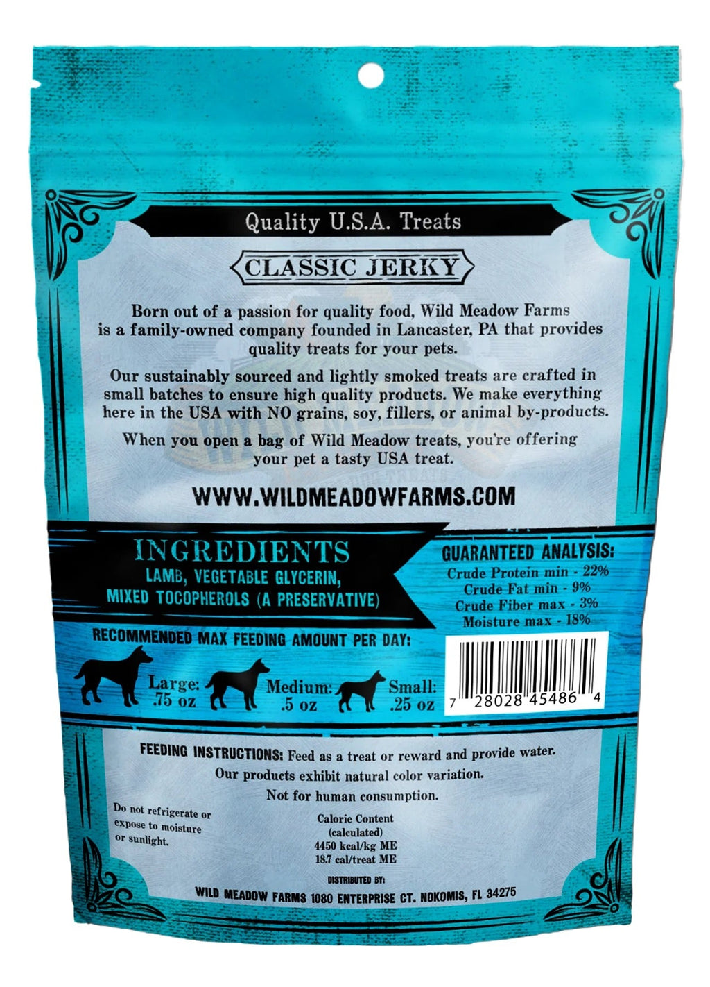 Wild Meadow Farms Classic Bites Lamb Bites 3.5oz