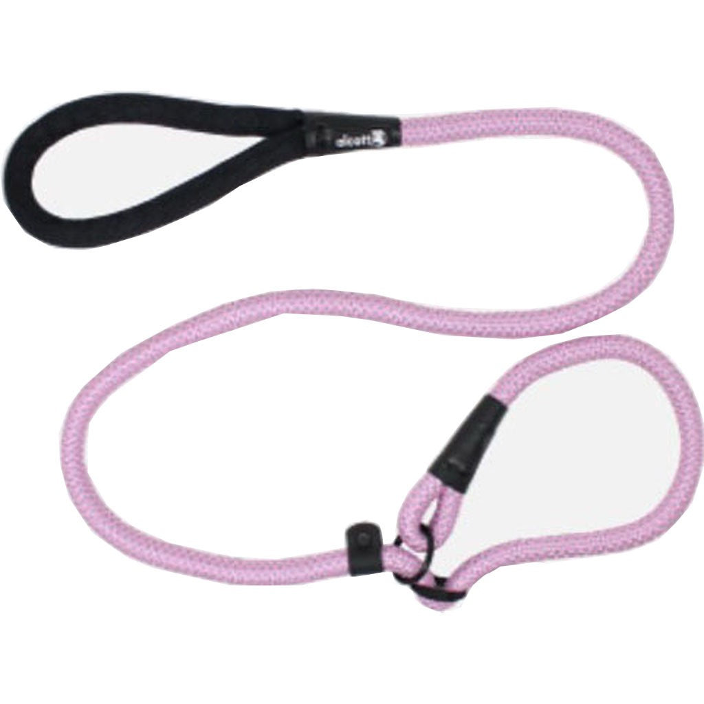 Alcott Slip Rope Leash Pink (5ft x 3/4")