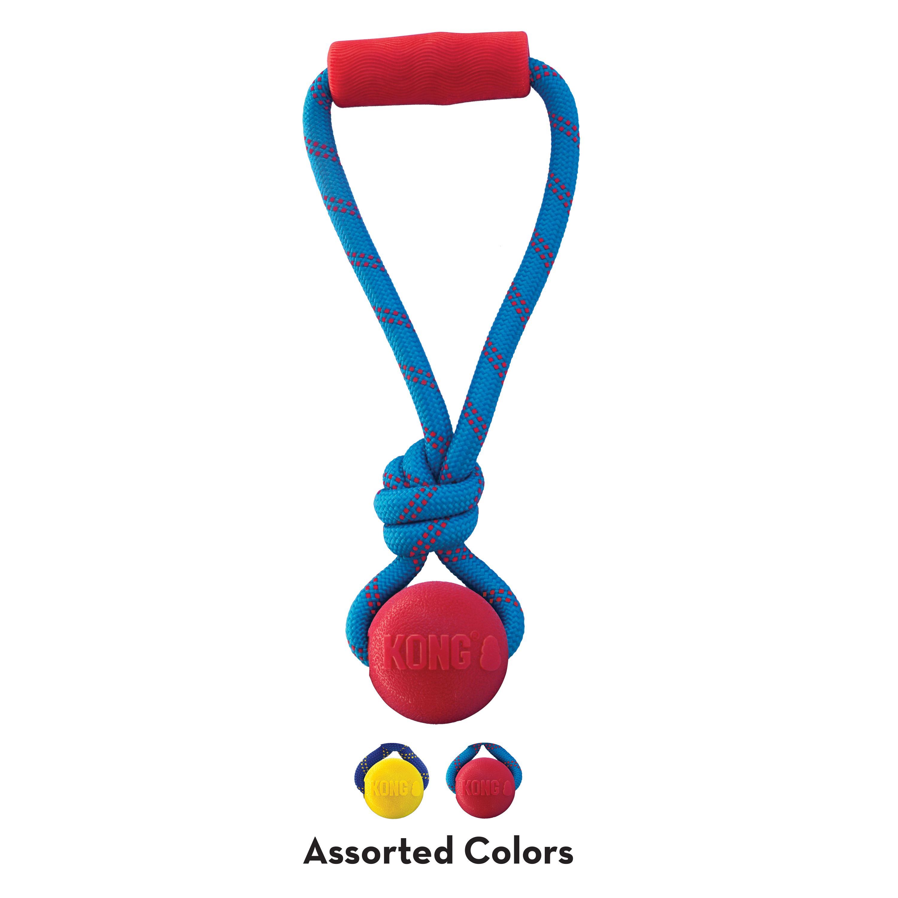 Kong Jaxx Brights Tug w/Ball Medium