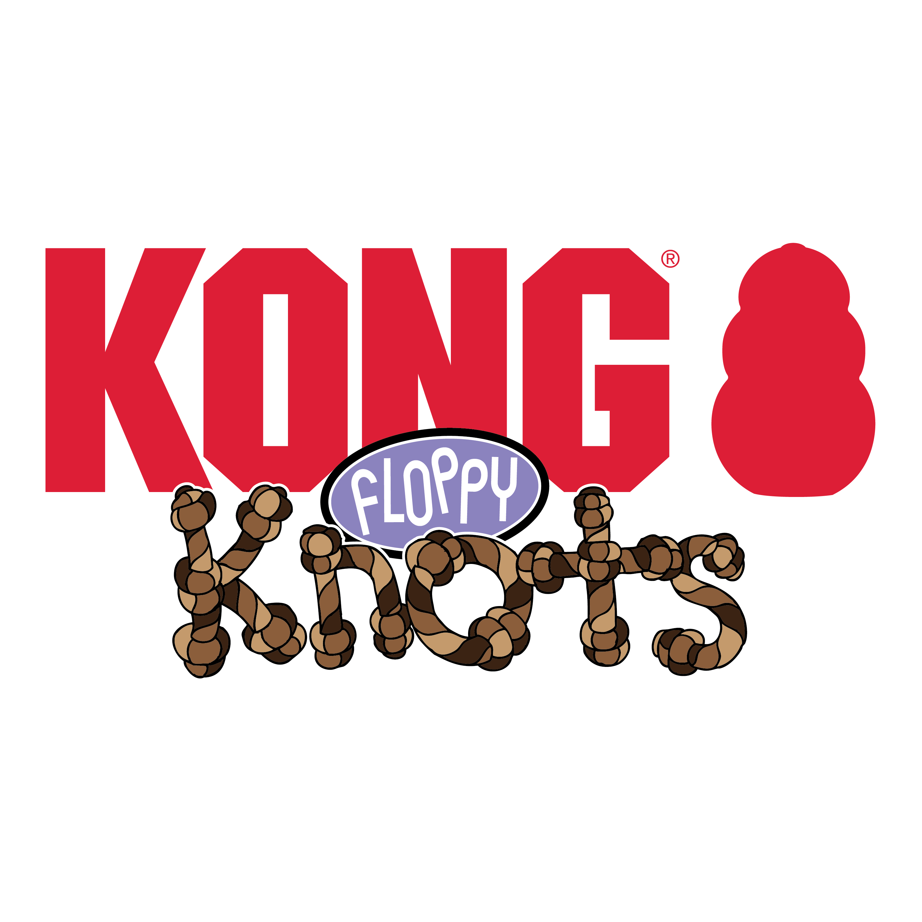 Kong Floppy Knots Fox Small/Medium