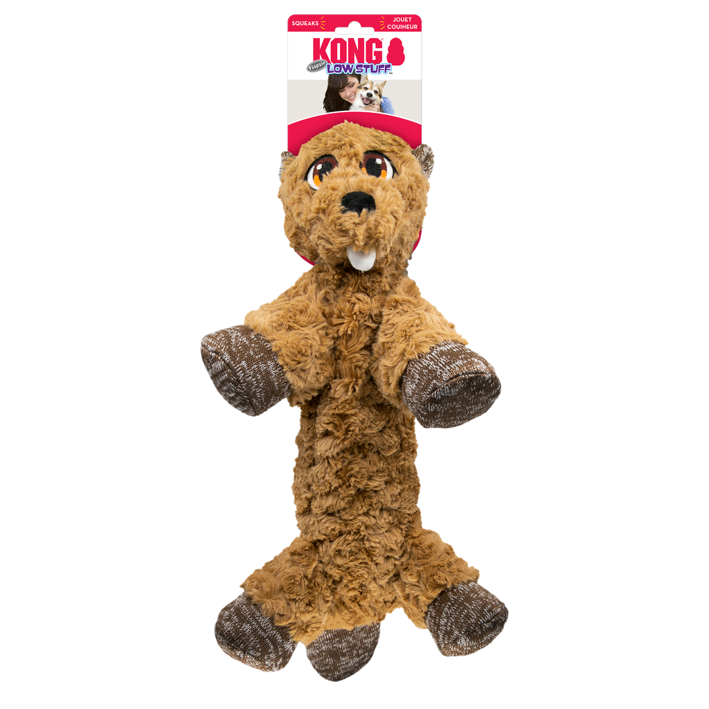 Kong Low Stuff Flopzie Beaver Medium