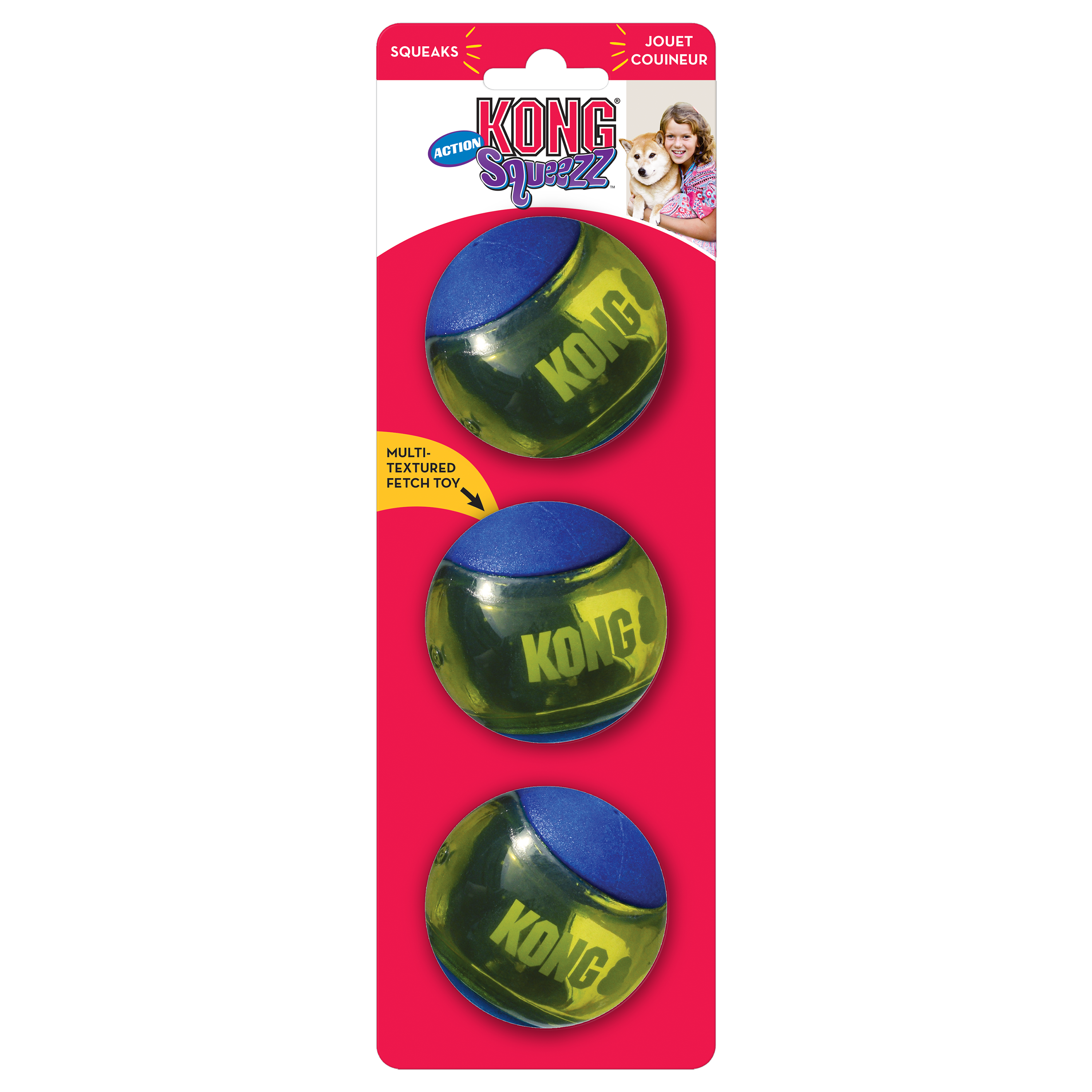 Kong Squeezz Action Ball Medium