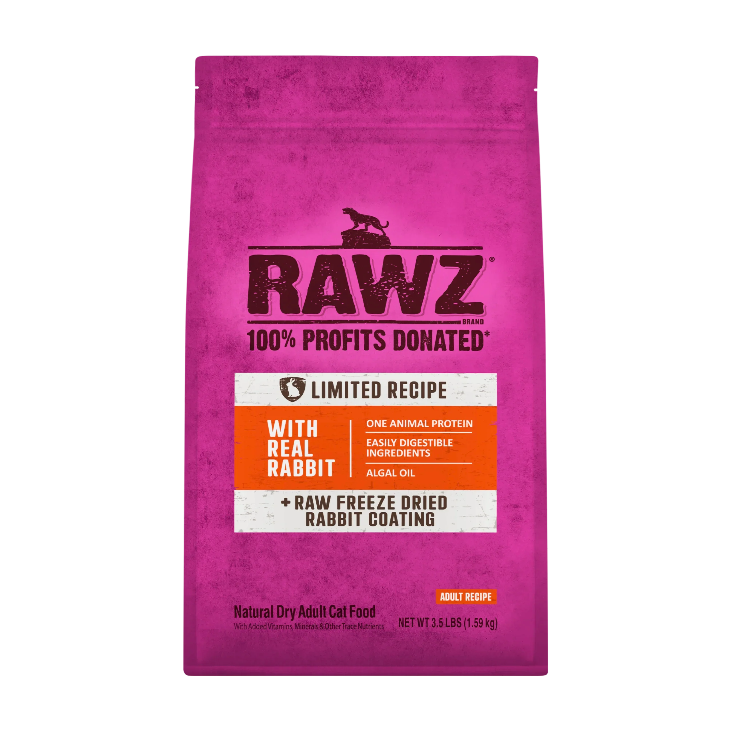 Rawz Cat Limited Ingredient Rabbit (3.5lb)