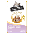 Fussie Cat Pouch - Tuna with Chicken in Gravy (2.47oz)