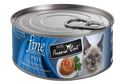 Fussie Cat Fine Dining - Pate - Tuna with Shrimp Entree in gravy (2.82oz)