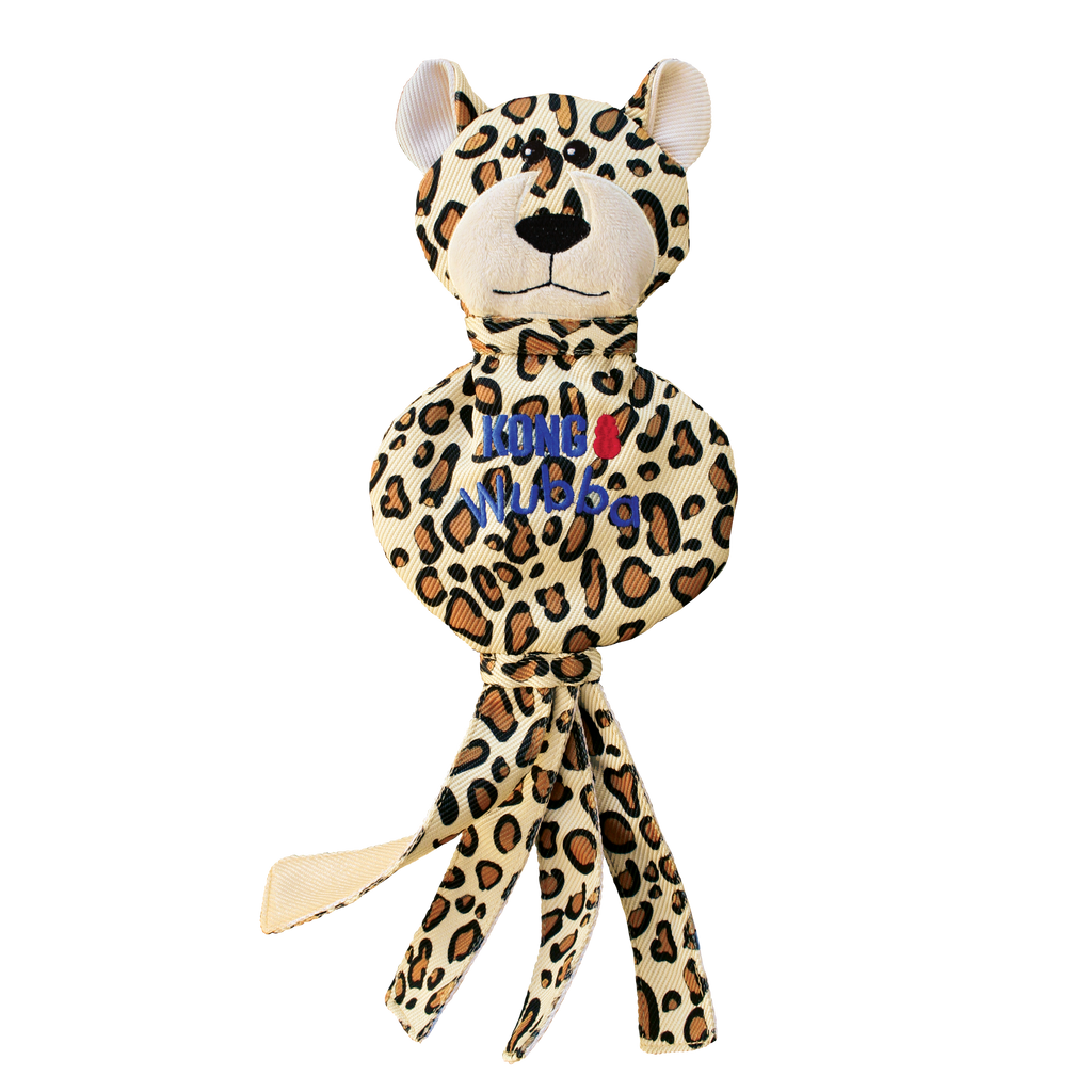 Kong Wubba No Stuff Cheetah Large