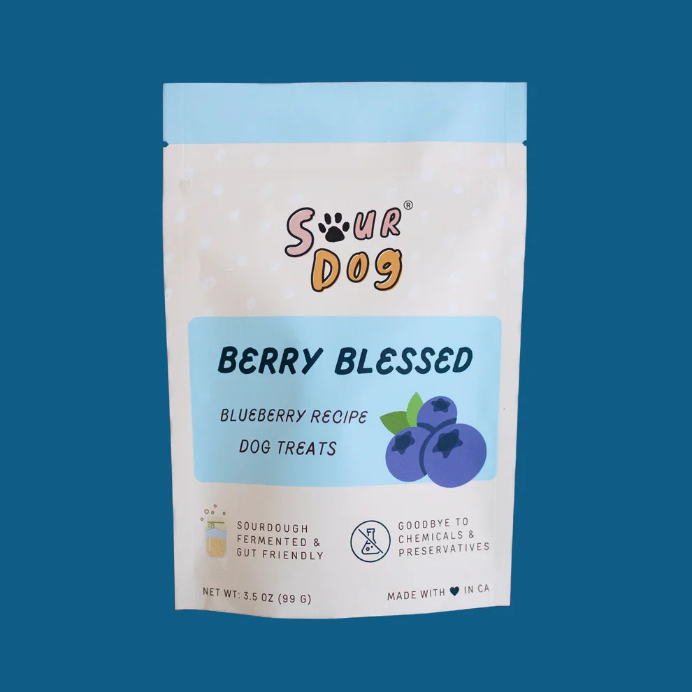 Sour Dog Berry Blessed Blueberry Dog Treats (3.5oz)