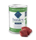 Blue Buffalo Basics Adult Grain-Free Lamb & Potato, Limited Ingredient Diet Wet Dog Food (12.5oz)