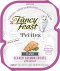 Fancy Feast Petites Seared Salmon with Spinach in Gravy Wet Cat Food (2.8oz)
