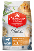 Chicken Soup Mature Chicken,Turkey and Brown Rice Dog Food