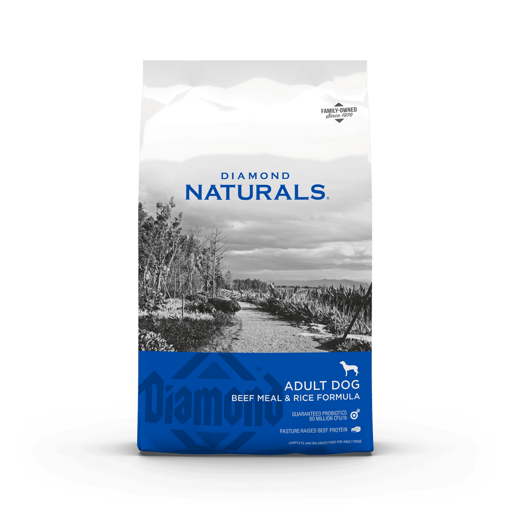 Diamond Naturals Adult Beef Meal & Rice Dry Dog Food (40lb)