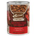 Merrick Chunky Grain Free Adult Big Texas Steak Dinner Wet Dog Food (12.7oz)