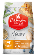 Chicken Soup Adult Brown Rice, Chicken and Turkey Weight Care Dog Food