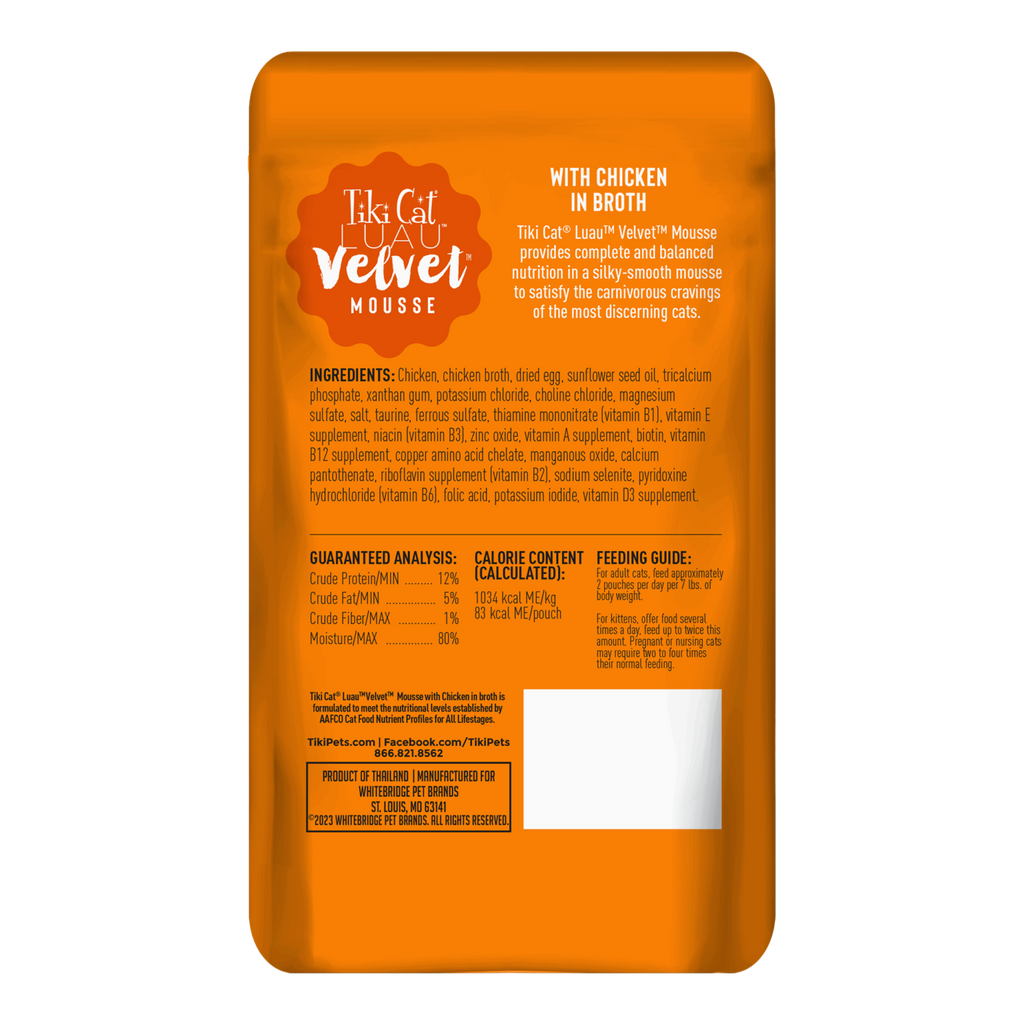 Tikicat Adult Velvet Mousse Chicken (2.8oz)