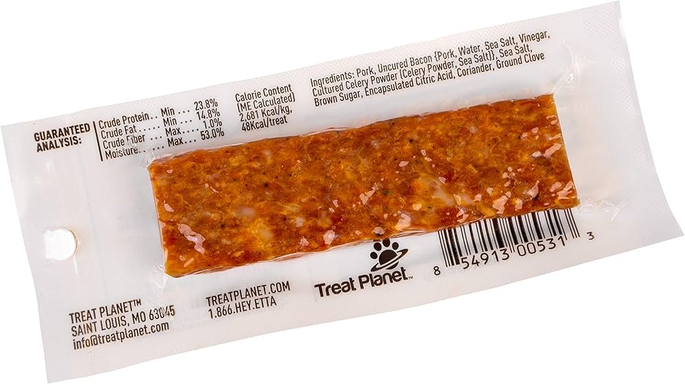 Etta Says Snack Bar Pork and Bacon Dog Treat (1.5oz)