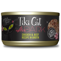 Tikicat Adult After Dark Chicken and Beef in Broth (2.8oz)