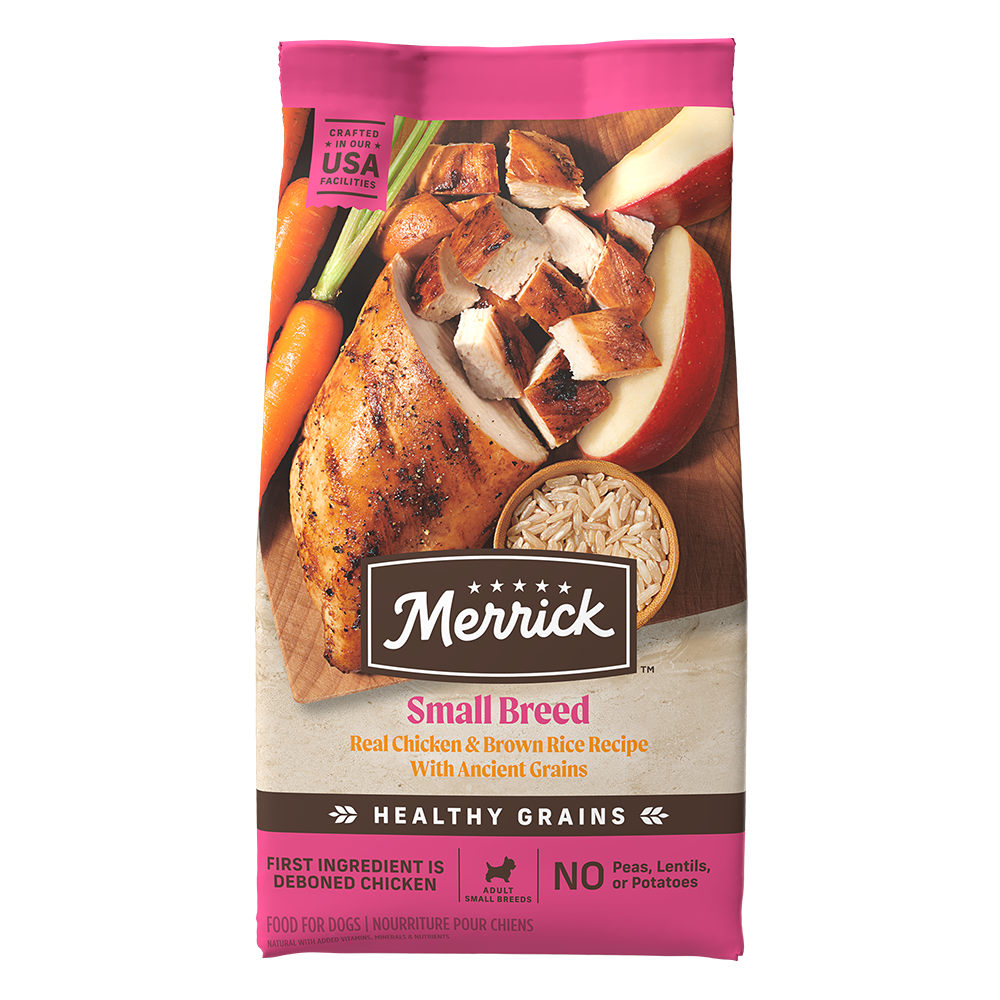 Merrick Classic Healthy Grains Small Breed Chicken and Brown Rice Dry Dog Food (4lb)