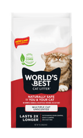 World's Best Multiple Cat Unscented Cat Litter